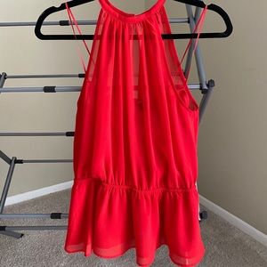 express red halter tank top